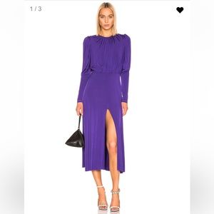 Rotate purple midi dress